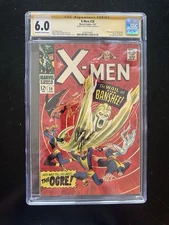 Uncanny X-MEN #28 CGC 6.0 (1967) Signed By Roy Thomas SS 🔑 Key Banshee Marvel!!