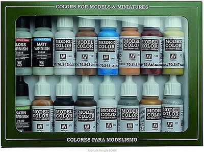 Vallejo FOLKSTONE SPECIAL SET #2 17ml (16 Paints) - Hobby and Model Paint Set