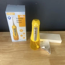 Grinest Dental Water Flosser Rechargeable/Waterproof # FL-V35 Yellow