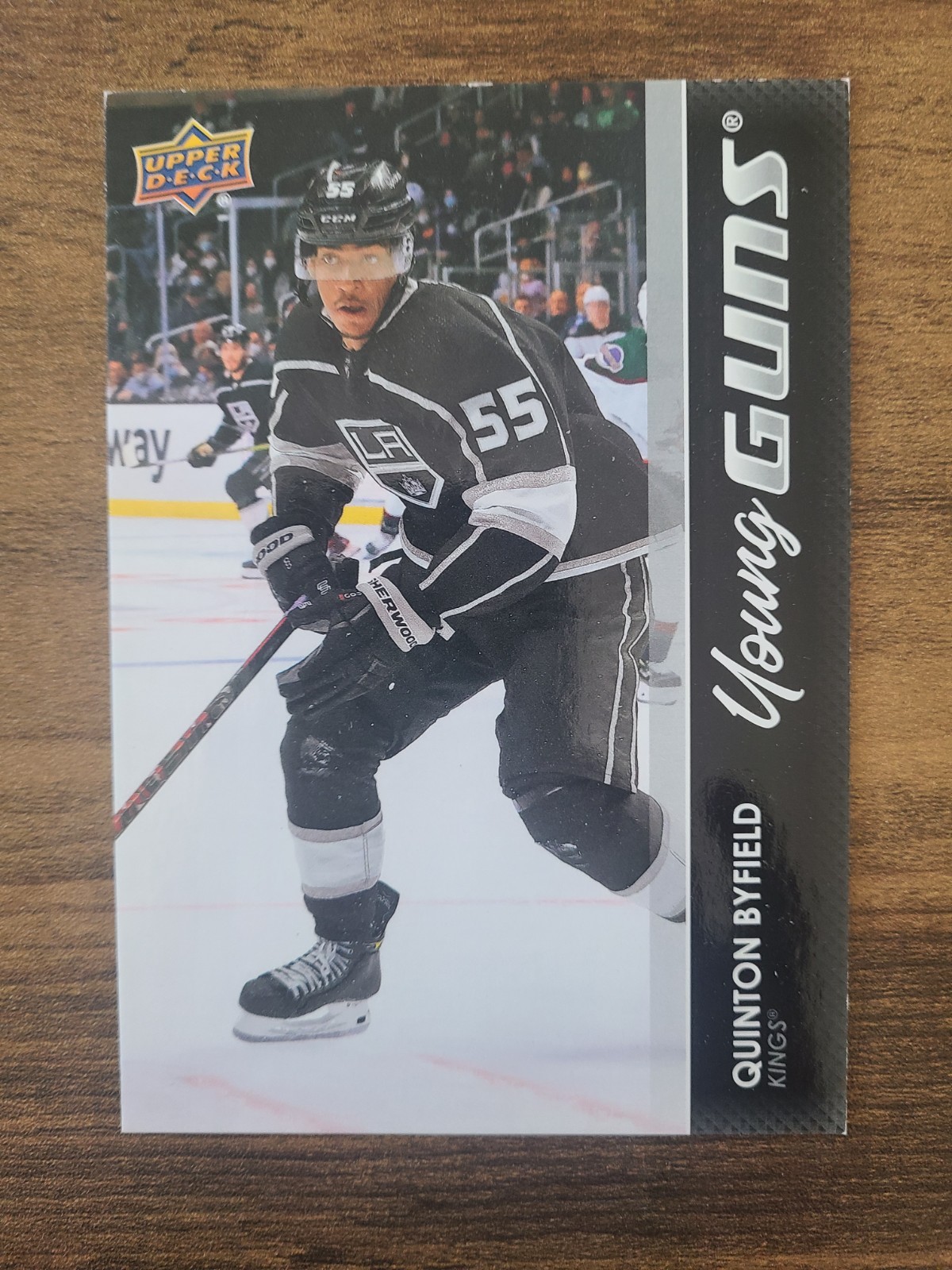 2021-22 UD Series 2 Young Guns Jumbo #488 Quinton Byfield - LA Kings (2 cards)