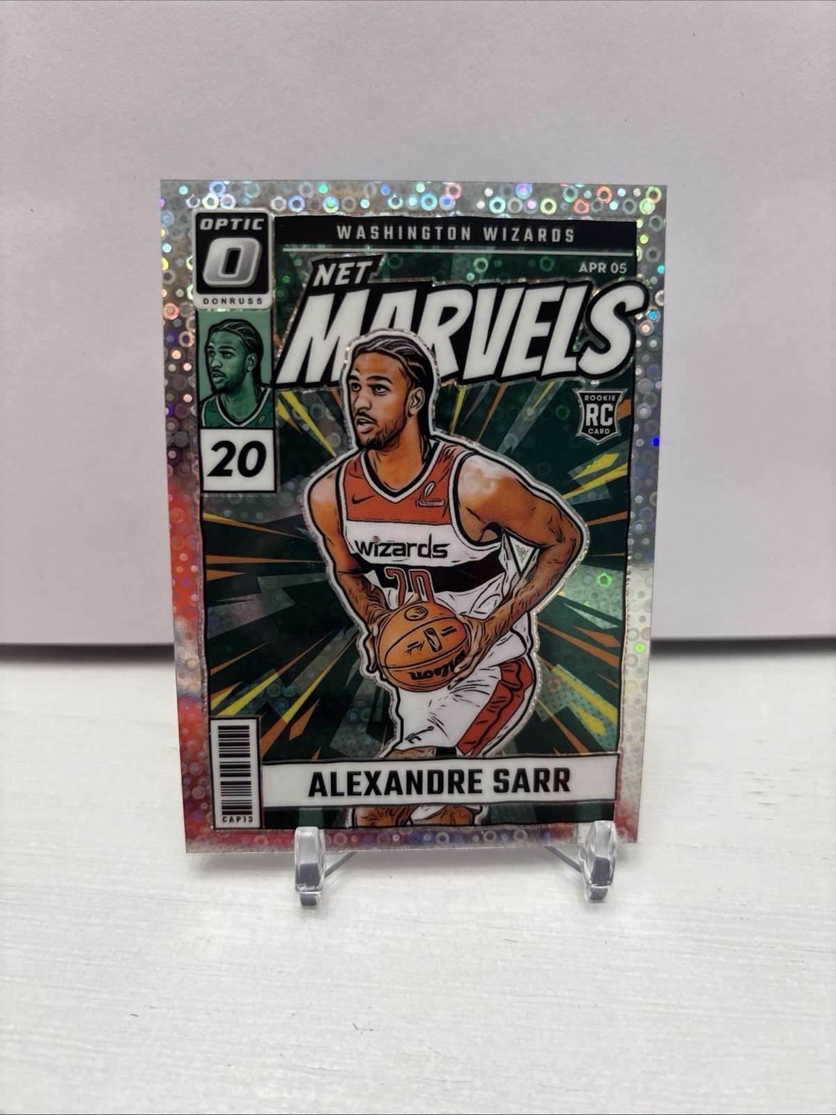 2024-25 Panini Donruss Optic Net Marvels Alexandre Sarr #7 (RC) Fast Break Prizm