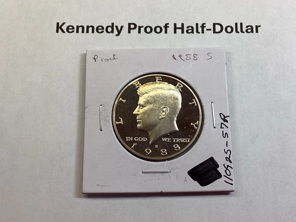 1988 S Kennedy Half Dollar Choice Proof Clad 50c US Coin Collectible 110925 57r - Image 3 of 4