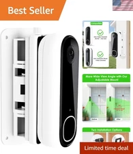 Arlo Video Doorbell Wedge Mount - Tool-Free Installation from 30° to 145°