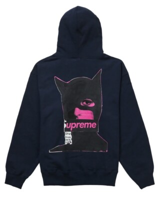 Supreme Catwoman Hooded Sweatshirt Navy Size: XXL | eBay 