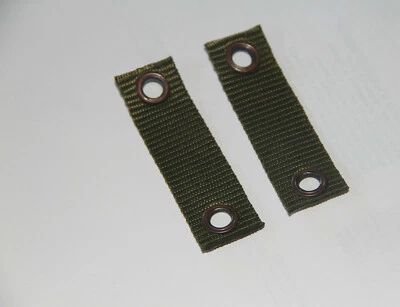 Bundeswehr BW Adapter KTS oliv 2-tlg, Koppeladapter für Mollesysteme, Laser-Cut