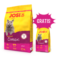 10 Kg Josera Josicat Classic Sterilised Kastrierte Katzen + 1,9 Kg Futter Gratis