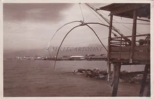 VIAREGGIO - Terrace for fishing on the pier - Photo Postcard