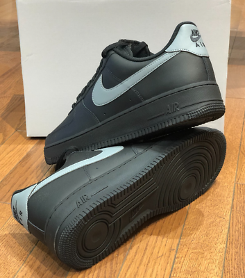 NEW* MEN Nike Air Force 1 Low '07 Pebbled Leather Black (FJ4146