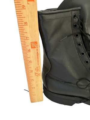 Addison Shoe Co Military Combat Boots Mens 8.5 E Leather Hard Steel Toe 60508 Addison Shoe Company Mens 60508 Military Hard Toe Boots Size  main image 3