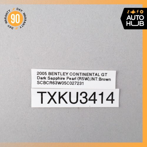 03-13 Bentley Continental GT GTC Center Dashboard Instrument Panel OEM 53k - Picture 16 of 16