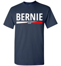 Bernie Sanders 2020 T-Shirt - Men, Women, Long, Youth, Tank Tri Stripe