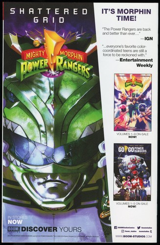 Mighty Morphin Power Rangers / Teenage Mutant Ninja Turtles #4 (2020) ~ BOOM! - Picture 2 of 2