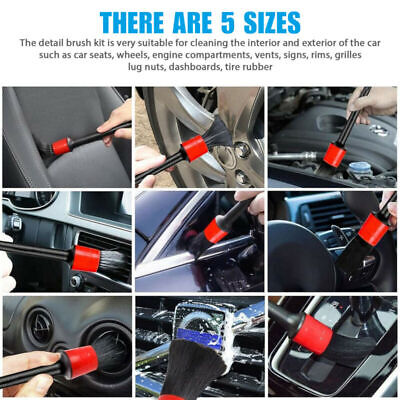 Car Wheel Cleaning Brush 20 Pieces Long Soft Tire Brush Car Detailing Kit  Professional Car Wash Kit For Cleaning Dirty Tires - AliExpress