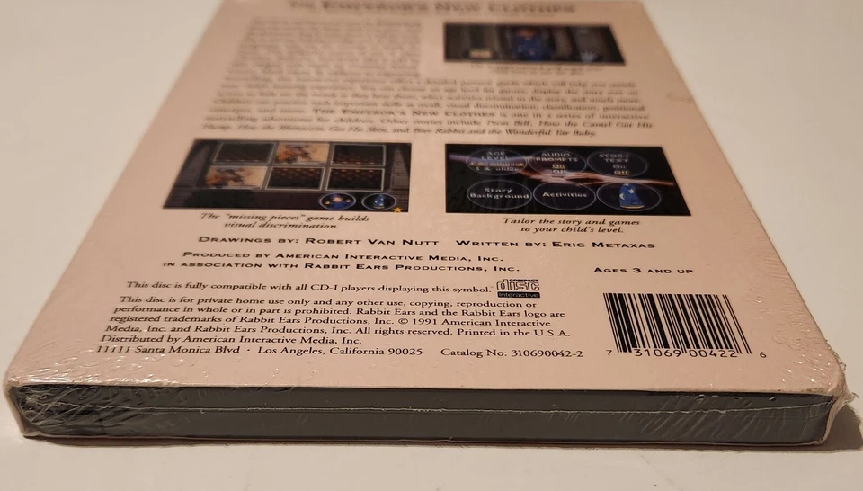 Emperor's New Clothes (Philips CD-i, 1991) CDI - SEALED!! - Image 4 of 4