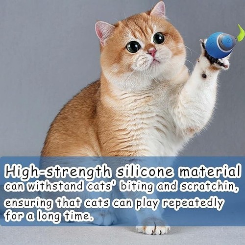 Interactive Automatic Cat Toy Ball with Tail Self-Moving Smart Kitten Toy - Picture 6 of 7