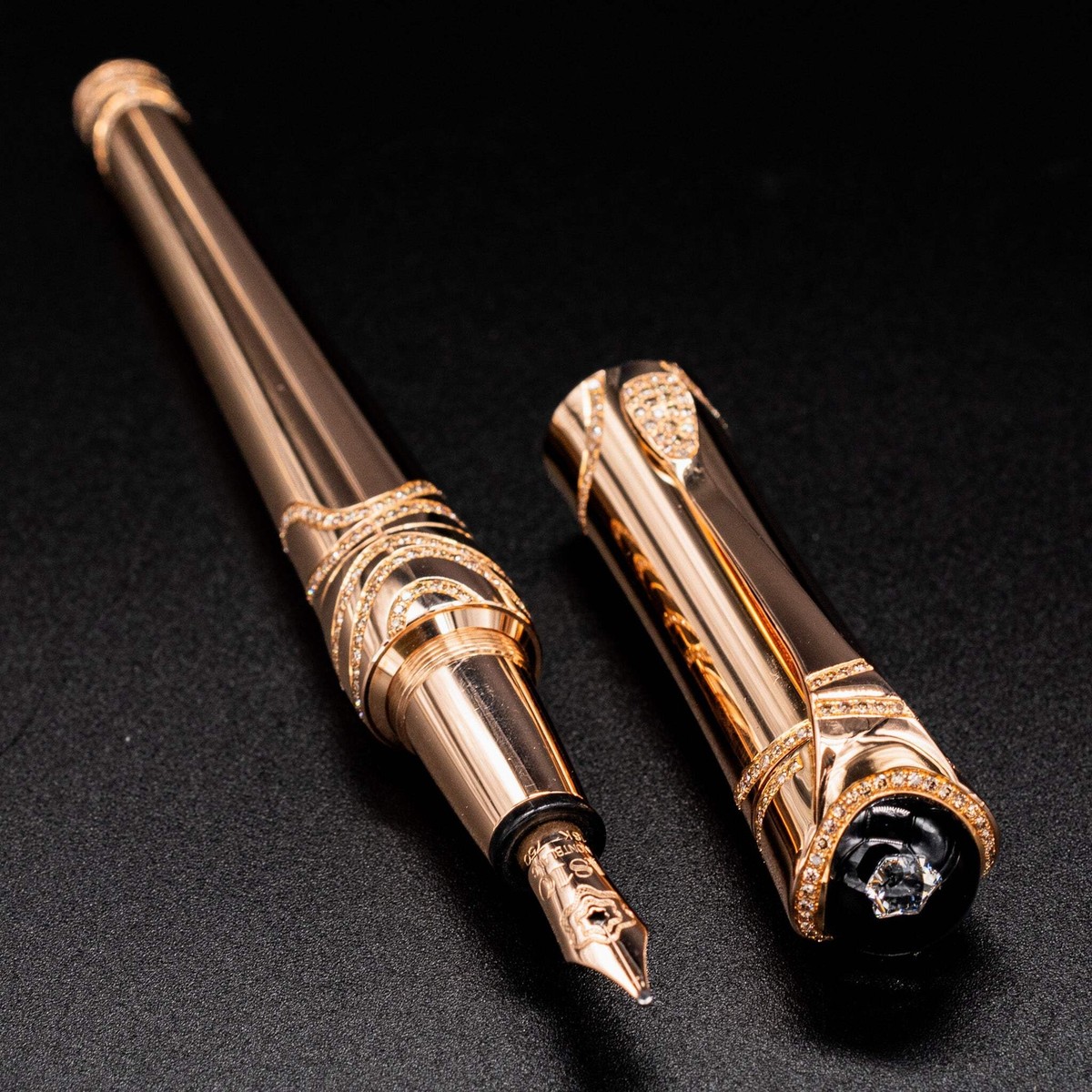 Etoile de Montblanc Joailliere Cognac Solid 18k Rose Gold LE 15