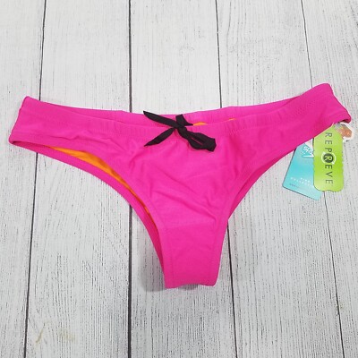 Speedo Eco Endurance Cheeky Bikini Bottom Size Large - Pink