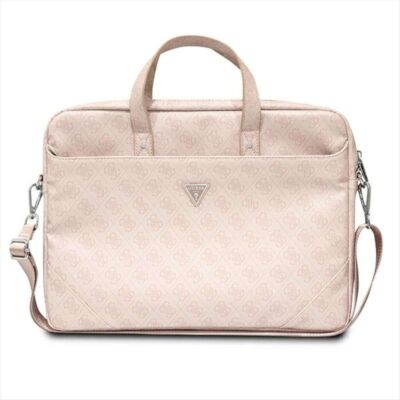 Guess Torba Universelle Notebook 16'' Tasche Saffiano 4G Triangle Logo