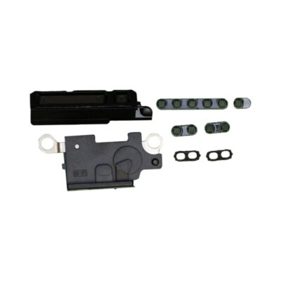 Loud Speaker Microphone Mesh Set for Apple iPhone 13 Pro Max Black