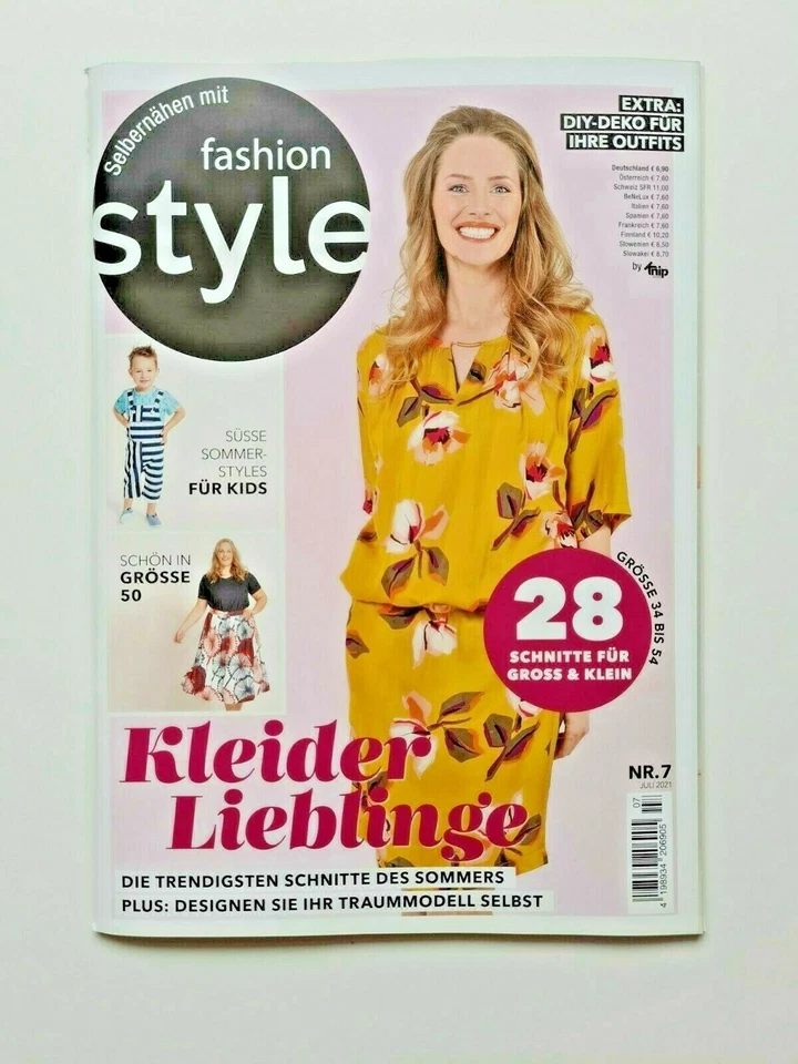 Fashion Style Nr.7/2021 Kleider Lieblinge mit Schnittmuster NEU