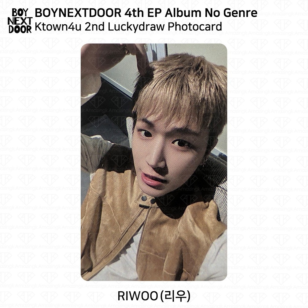 BOYNEXTDOOR 4th EP NO GENRE Ktown4u 2nd Luckydraw Photocard KPOP K