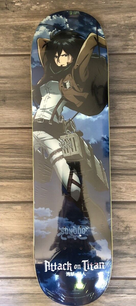 Attack On Titan Anime Expo 2022 Exclusive Mikasa Skateboard