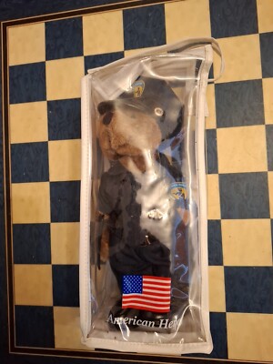 American Hero NYPD New York Polizist weiches Plüschtier Teddybär 2001 9-11