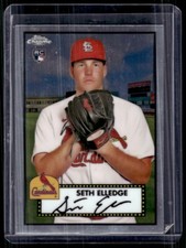 2021 Topps Chrome Platinum Anniversary Rookie Seth Elledge Rookie #122 St. Louis