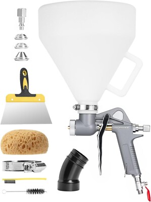 Inokraft, Texcraft, Drywall Texture Spray Gun With 1.32 Gallon Hopper