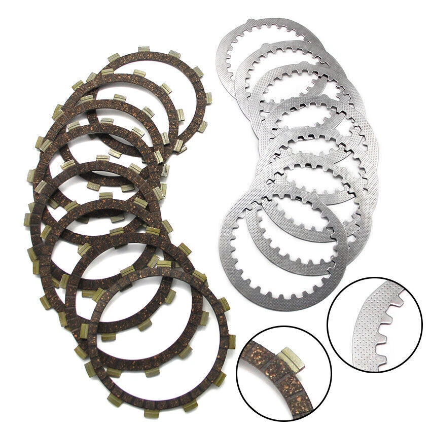 Kit de placa de disco de fricción de embrague para Yamaha XJ550RK 1983/XJ550J 1982 4H7-16321-0 Foto 2 de 4