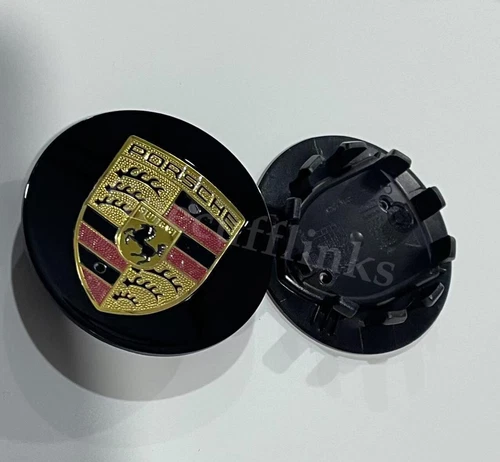 per 4 pezzi 76 mm Prosche Cayenne Panamera Tayca coprimozzo grigio scuro - Foto 8 di 8