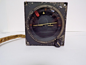 USAF LEAR Aircraft Instrument Attitude Indicator TYPE B-1A Series K