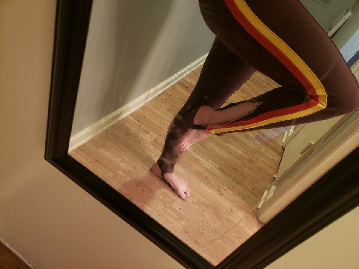 パンツ 80s Brown Stripe Slacks Opti Zipper