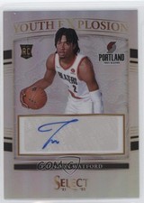 2021-22 Select Youth Explosion Signatures Silver Prizm Trendon Watford Auto 10ba
