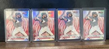 4 CARD LOT - 2025 BOWMANS BEST REFRACTOR DYLAN CREWS RC NATIONALS 