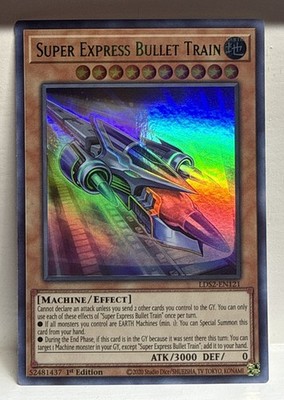 SUPER EXPRESS BULLET TRAIN LDS2-EN121 (GREEN) Ultra Rare NM With Top Loader