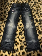 Round Two x LRG Mens Dark Wash Observatory Classic 47 Fit Jeans NWT Medium