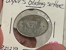 Boyer's Gliding Settee Token - Goshen Indiana IN KH L2