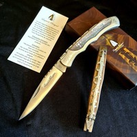 Taschenmesser Laguiole Klappmesser FranzöSisches Messer Edelstahl (4162)