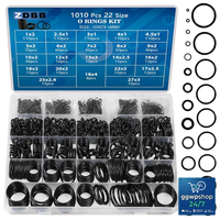 Gummi-O-Ringe-Set 1010 StüCk Nitril NBR Dichtungs-Sortiment 22 GrößEn Universal