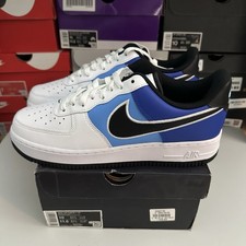 Nike Air Force 1 07 EU44 | Nero Blu Bianco UNC Noir | Sneaker NUOVE HQ3823-100