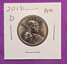 2018 D Native American Sacagawea $1 AU. In Coin Flip!  ** FREE SHIPPING** #wj341