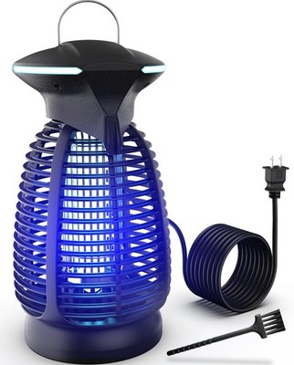Bug Zapper Outdoor for Mosquito Flies - Waterproof Insect Killer Trap Lamp El...
