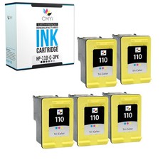 5-PK Compatible Ink 110 Cartridges for HP PhotoSmart A311 A432 A446 B109n B109r