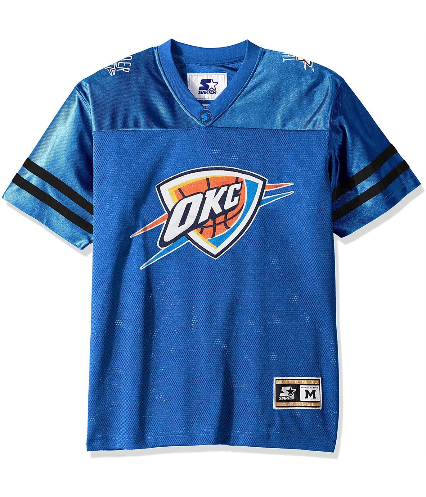 STARTER Mens Oklahoma City Thunder Jersey Blue 6XL 17390₽