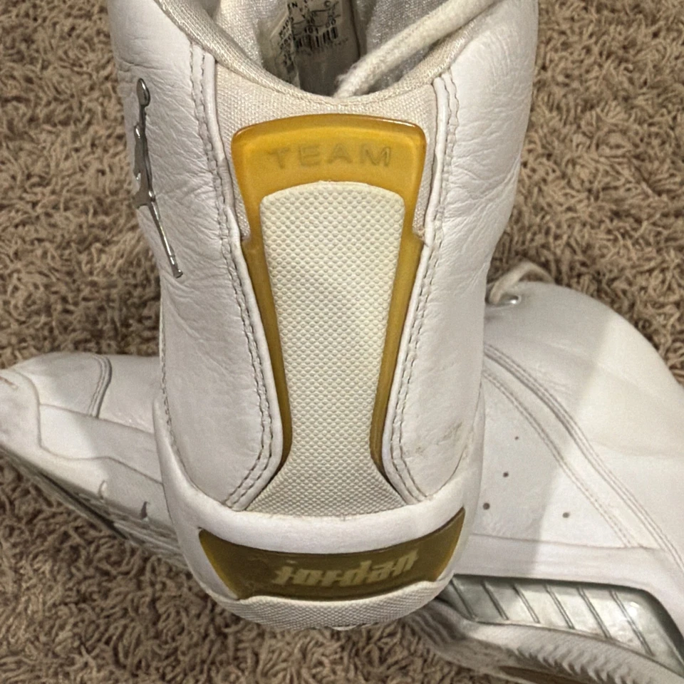 2005 Air Jordan Team Reign White Metallic Silver-size 12 - Image 4 of 4