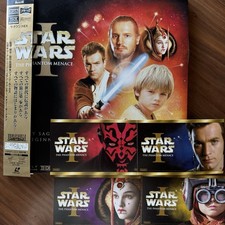 Star Wars: The Phantom Menace LD  Japan LaserDisc Obi with Bonus Postcard