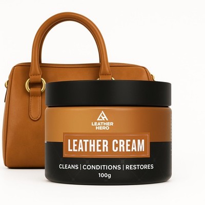 2-in-1 Purse Cleaner & Conditioner   Leather Cream for Handbags, Designer Bag...