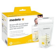Mother's medela Breast Milk Storage Bags, Total of 100 / 180 ml / Maternal