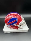 Josh Allen Signed Buffalo Bills 90s Throwback Mini Helmet Auto QB1 Riddell Speed